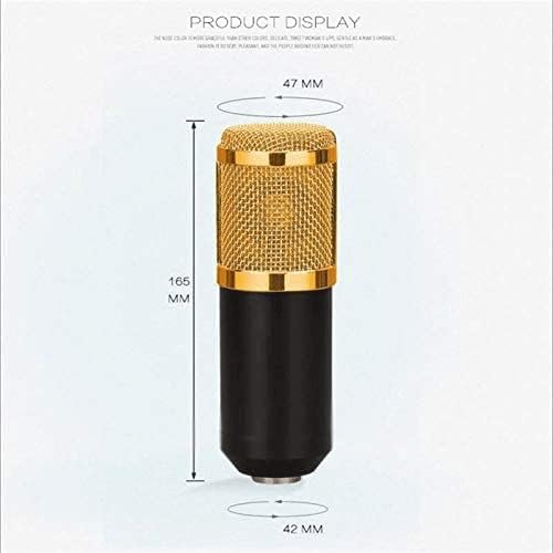 USB Microphone, Metal Condenser Recording Microphone for Studio Recording Vocals, Karaoke Microphone