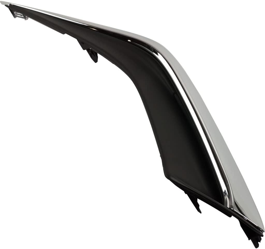 For Lexus ES250/ES350/ES300h 2019 2020 2021 2022 Bumper Cover Molding Driver Side | Front | Black/Chrome | Polypropylene Plastic | 2-Piece | Replacement For LX1038128 | 5310606010