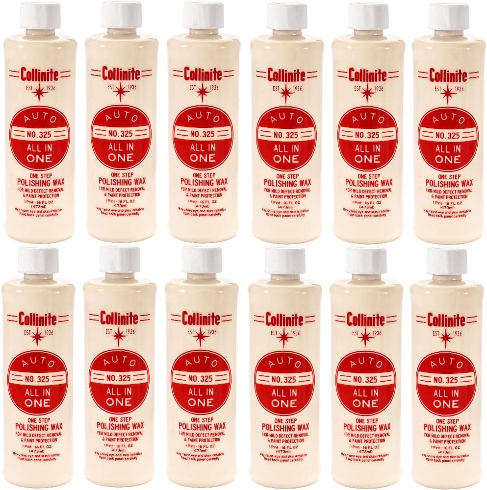 Collinite No. 325 All In One Polishing Wax, 16 Fl Oz - 12 Pack