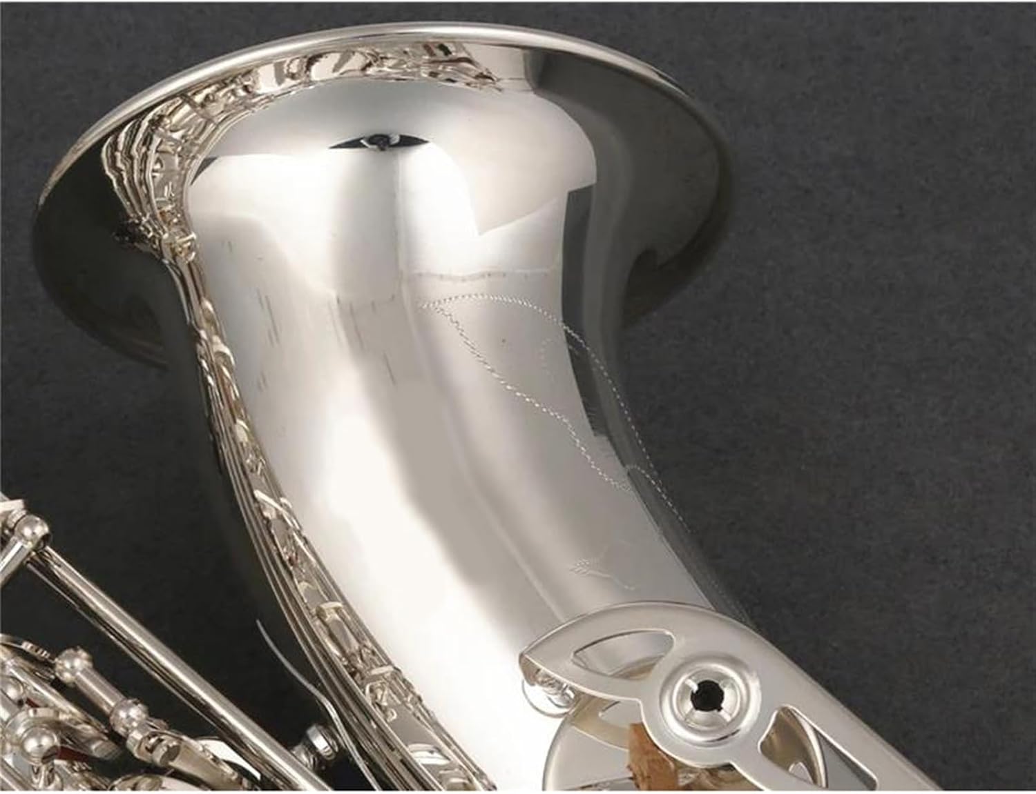 Beginner saxophone Professional Tenor Saxophone Bb Tune Exquisite Silver Plated Woodwinds Instrument With Mouthpiece Case