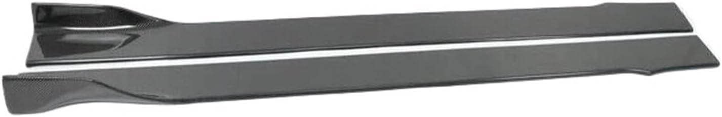 Carbon Fiber Side Body Skirts Kit Lip Trim Spoiler Compatible For Mercedes-Benz W205 Coupe C200 C260 C300 C63 2015-2021 Car Accessories