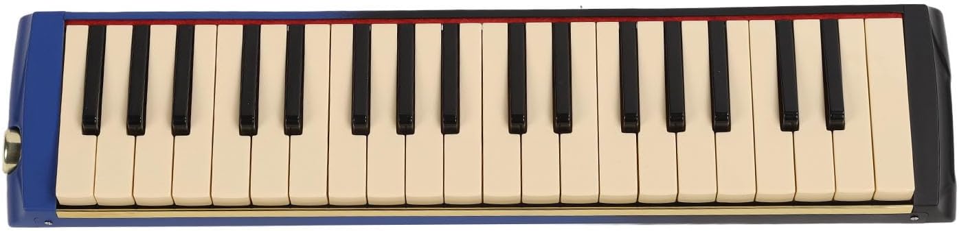37 Key Melodica Instrument Piano, Double Soft Tubes, 2 Mouthpieces, Carrying Included, Ideal for Beginners and Professionals