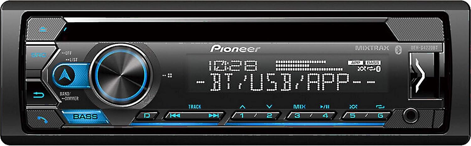 Pioneer DEH-S4220BT CD Receiver with Built-in Bluetooth (Renewed)