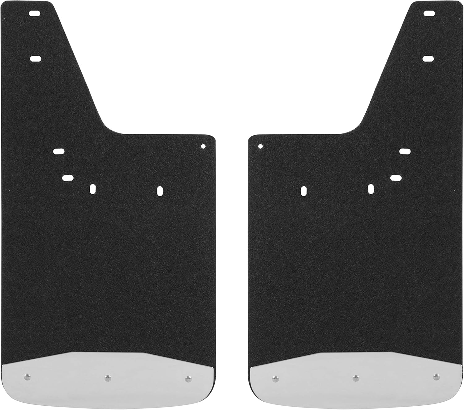 LUVERNE 250932 Front 12-Inch x 23-Inch Textured Rubber Mud Guards, Select Dodge, Ram 1500, 2500, 3500, 4500, 5500 , Black