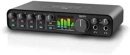 MOTU M6 6x4 USB-C Audio Interface with Studio-Quality Sound Bundle with 6Ave Cleaning Kit