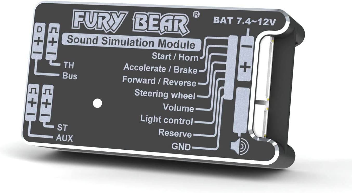 Sound Module System for 1/14 Scale Lesu Fh750 Rc Tractor Trailer Truck Car DIY Model