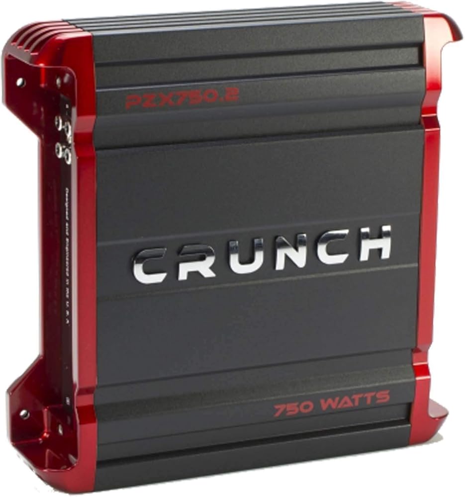 CRUNCH PZX750.2 POWERZONE 2-Channel Class AB Amp (750 Watts)
