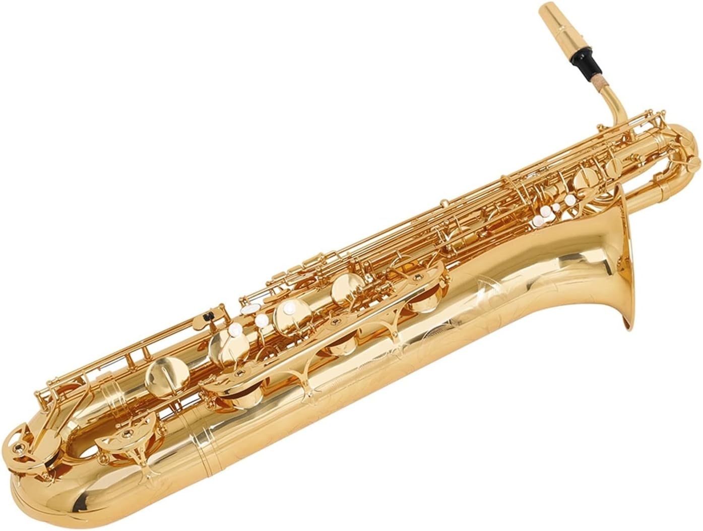 Baritone Sax E-Flat Brass Body Carving Professional Grade Examination Playing Saxophone