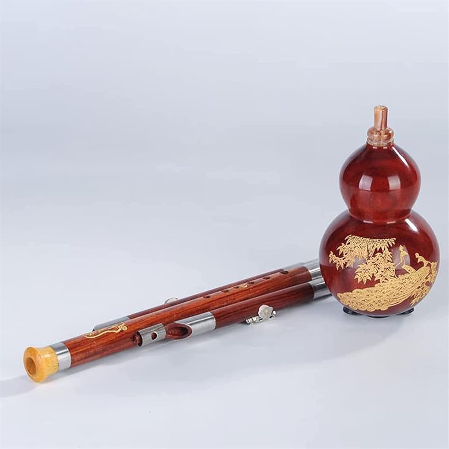 FLFL Hulusi Hulusi Flute Professional Performance Type Instrument (Color : Bb Key)