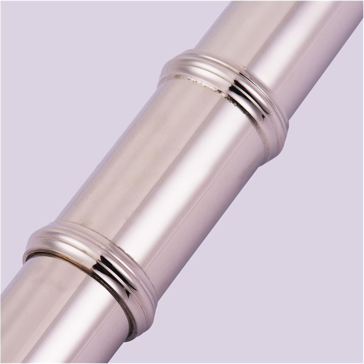 ZUZU 16 Hole Closed Hole Flute C Key Flute White Copper Woodwind Instrument Cloth Rod Gloves Beginners Flute