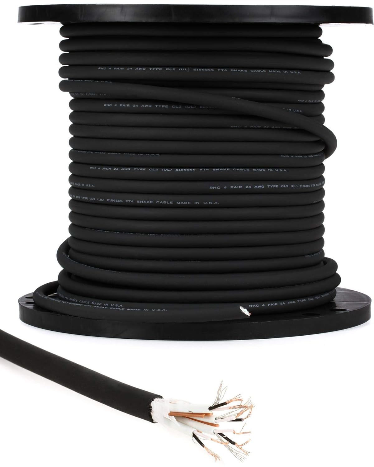 Proco SN4-IJIS 4-Channel Install Snake Wire - 200 Foot