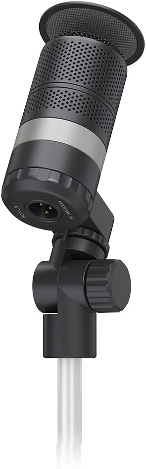 TC-Helicon GoXLR MIC Dynamic Broadcast Microphone with Integrated Pop Filter, Black