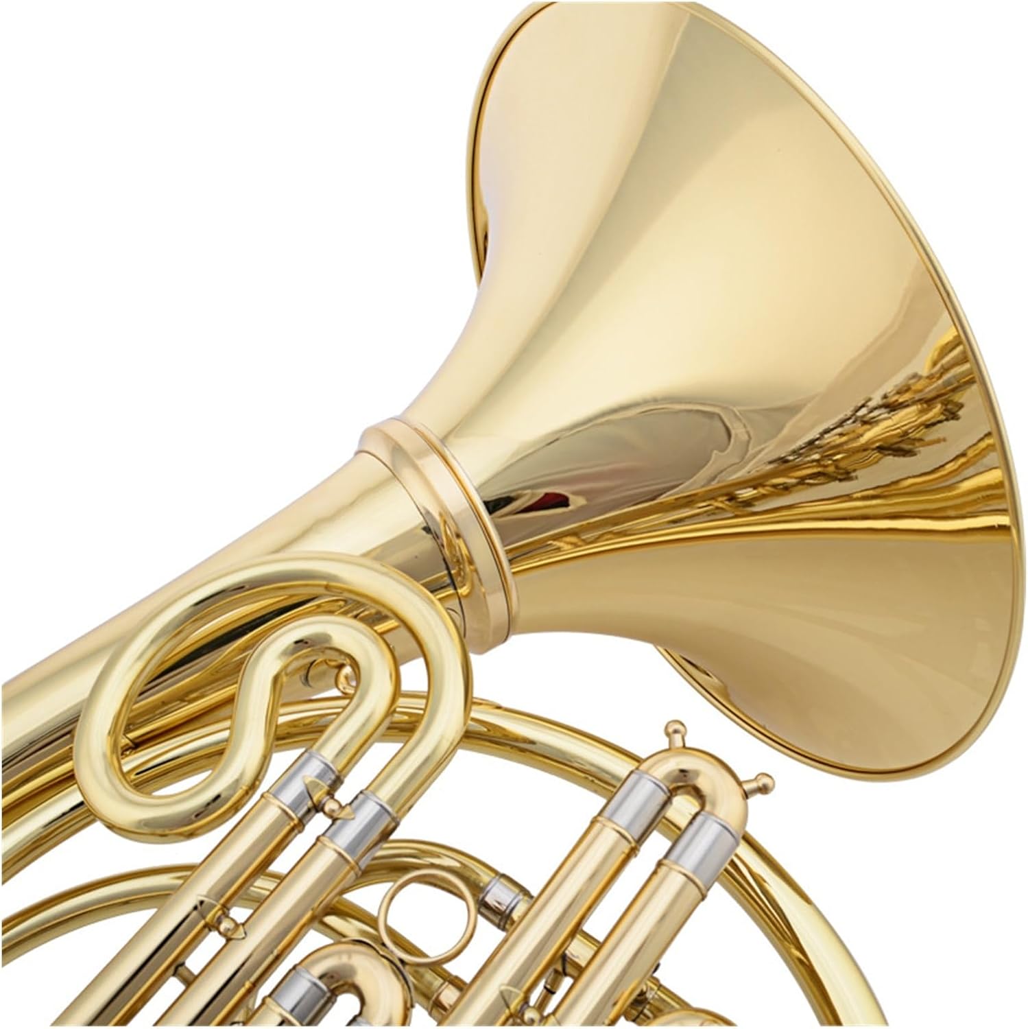 Professional French Horn 4 Key Single Row B Flat Instrument