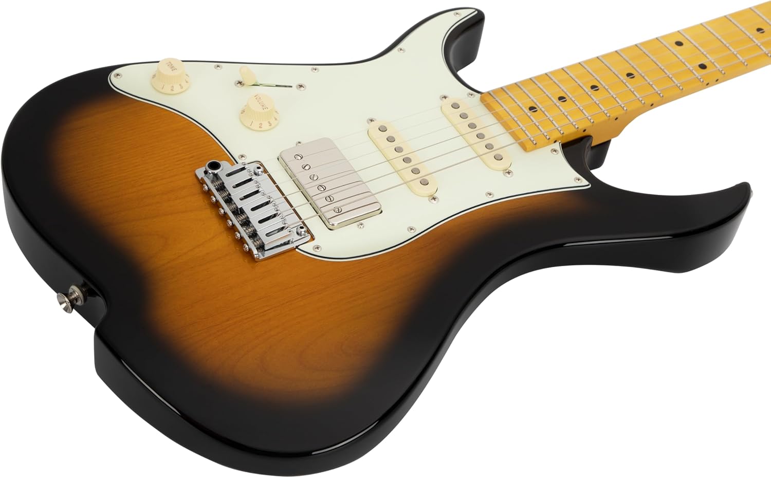 Vola Electric Guitar OZ RV MC LH Sunburst Gloss Handmade in Japan MIJ Gotoh Bridge Gotoh Locking Tuner 6 Strings Modern C Neck For All Levels