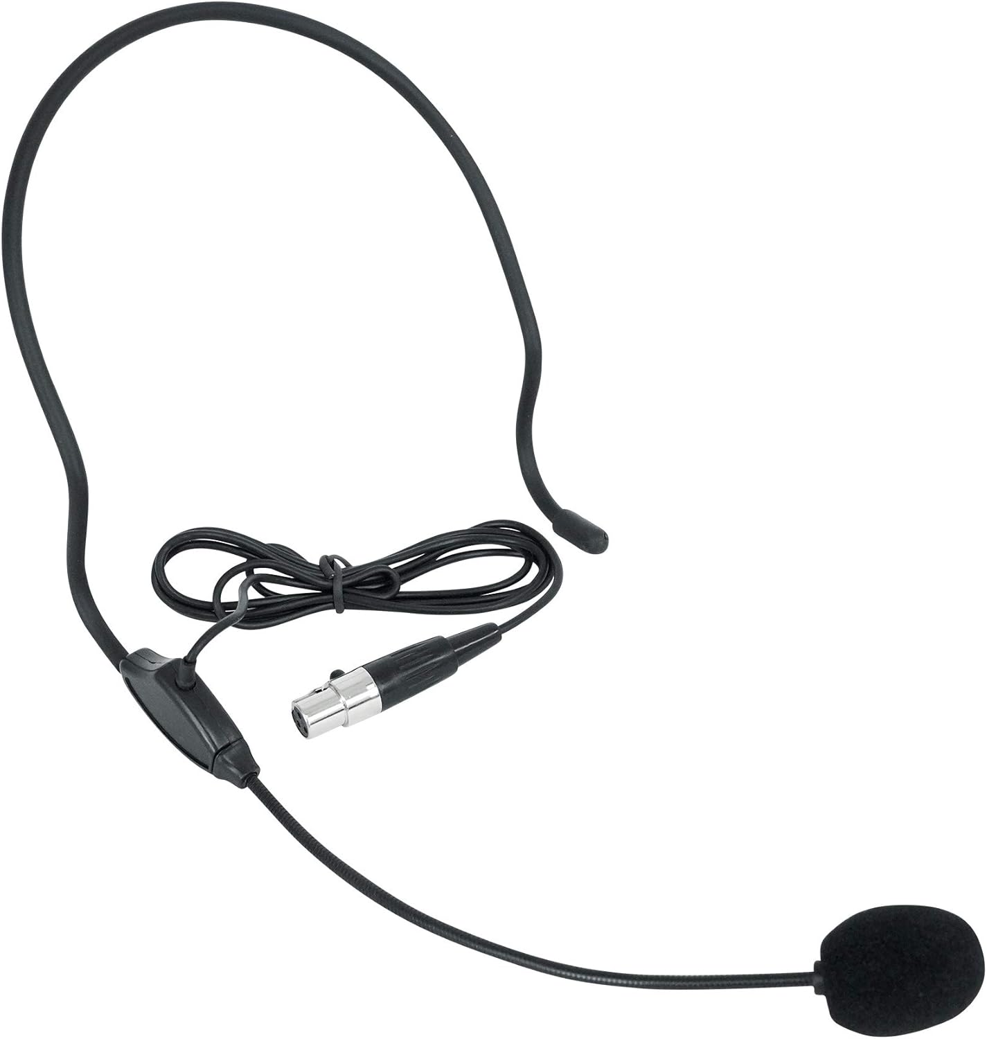 Rockville RWM-4Z Quad Wireless UHF Handheld/Headset Microphone System (4 Mics), 20 Adjustable Frequencies, LCD Display, Metal Build, for Karaoke and Live Events