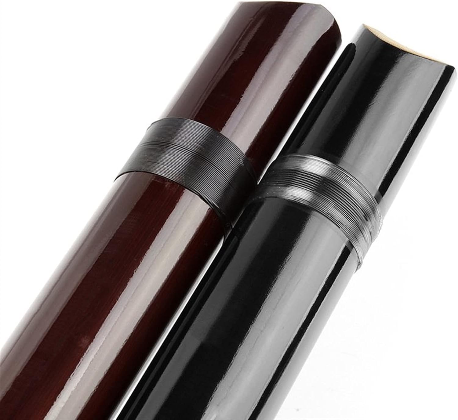 D Key Shakuhachi 5 Holes Musical Instruments Bamboo Vertical Flute Woodwind Instrument with Bag (Color : 1)