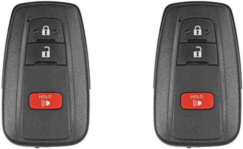 Replcament Smart Key Fob for Toyota Prius 2020 FCC HYQ14FBC Part Number 89904-47530 8990447530 Pack of 2