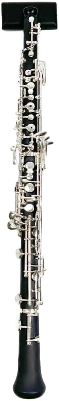 Professional C Key Oboe Semi-automatic Style Woodwind Instrument with Oboe Reed Gloves Leather Case Carry Bag