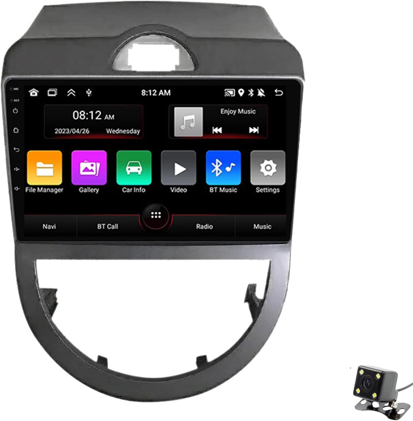 ADMLZQQ Double Din Car Stereo Multimedia with Bluetooth and 9