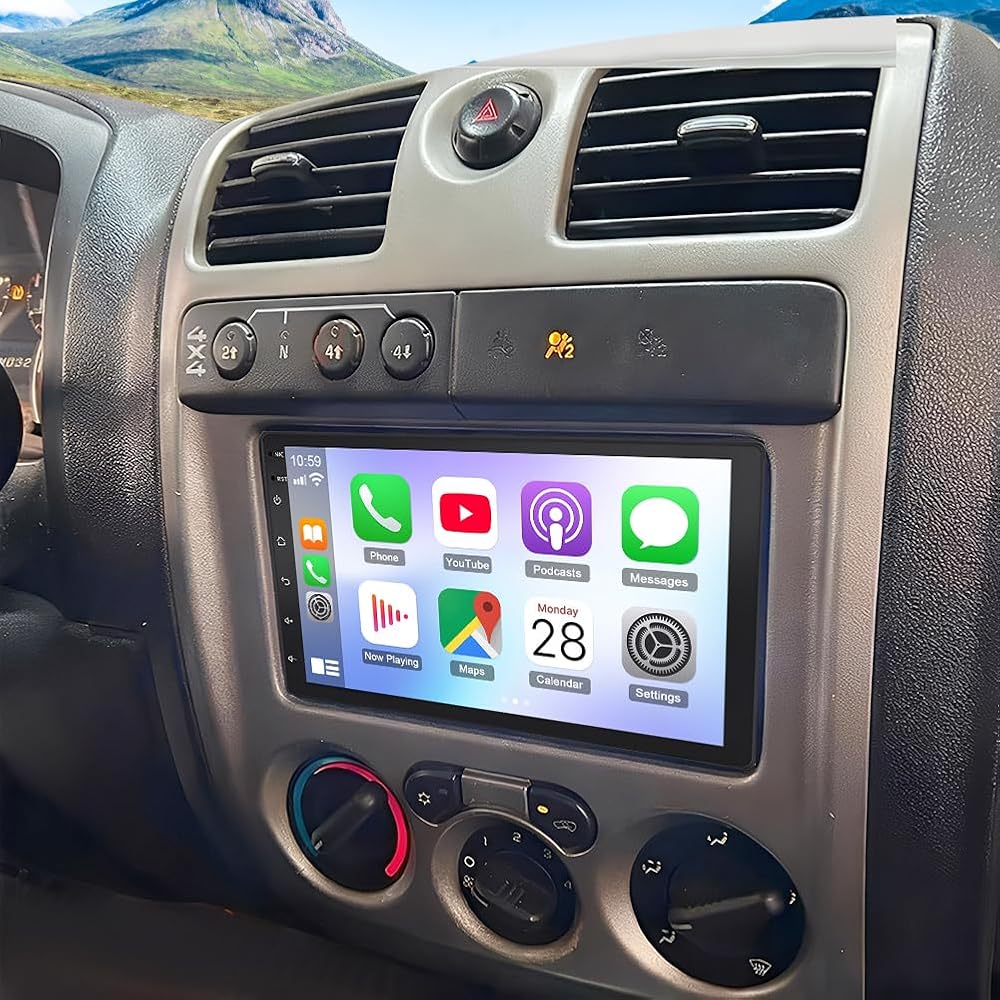 Double Din Car Radio for Chevy Colorado 2004-2012,7