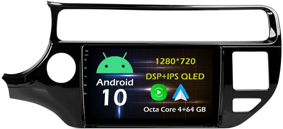 9'' Android Car Stereo Radio for Kia Rio 4 K3 2015-2017 Octa Core Android 13 Touchscreen Headunit Supports GPS Navigation Carplay Android Auto Bluetooth DSP SWC WiFi AHD Backup Camera-4+64