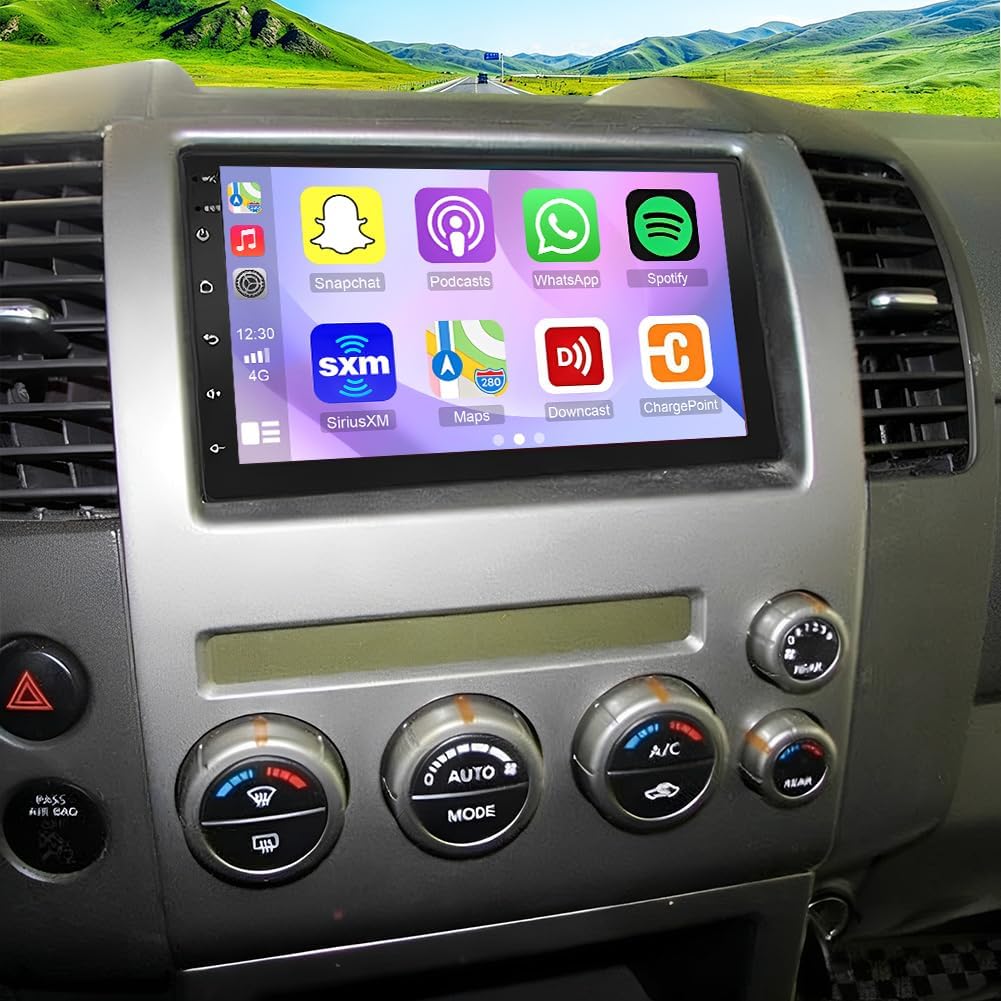 2+64G Car Stereo for Nissan Pathfinder 2005-2010 with Wireless Carplay&Android Auto,7 Inch Android 15 Touchscreen Bluetooth Car Radio with GPS, WiFi, FM Radio,Backup Camera,SWC,MIC