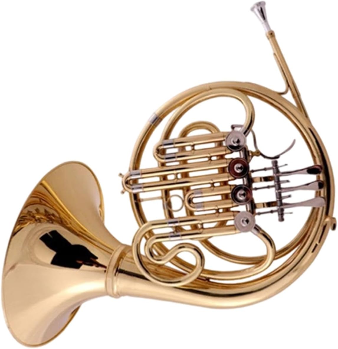 4 Key French Horn French Horn Instrument B Flat Four Key Single Row Wind Performance Practice