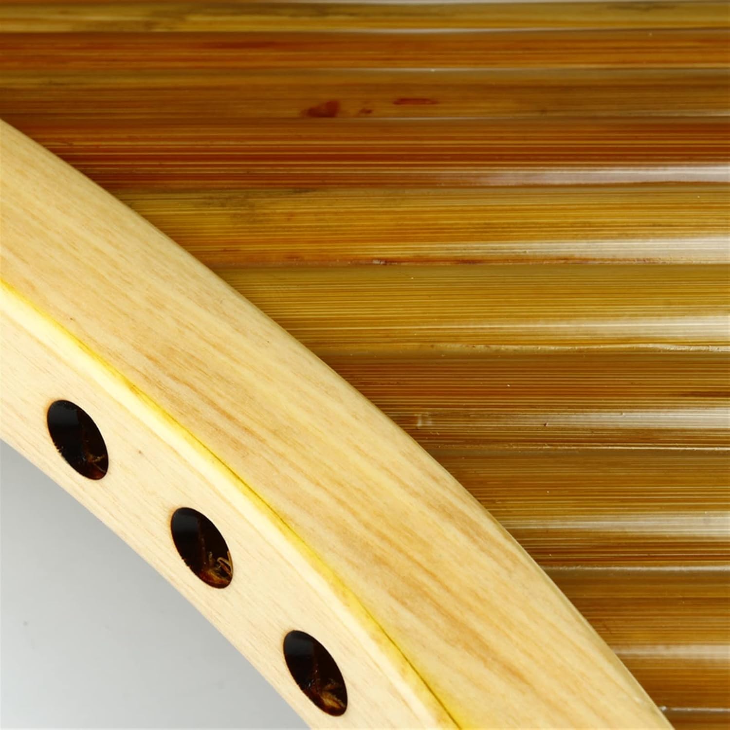 TSTS Beginner Pan Flute 25 Pipes C Key Pan Flute Woodwind Instrument Musical Instrument Bamboo Pan Flute (Color : Left-Hand)