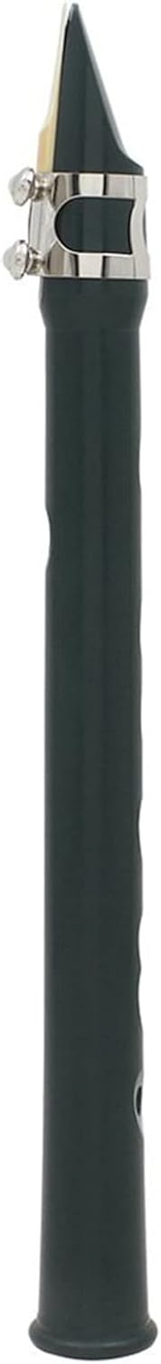 KESHUO Small Saxophone Pocket Saxophone E-Flat Beginner No Button Wind Mini Saxophone Instrument Multi-Color Optional Brass Sax Beginners Kit (Color : Sky Blue)