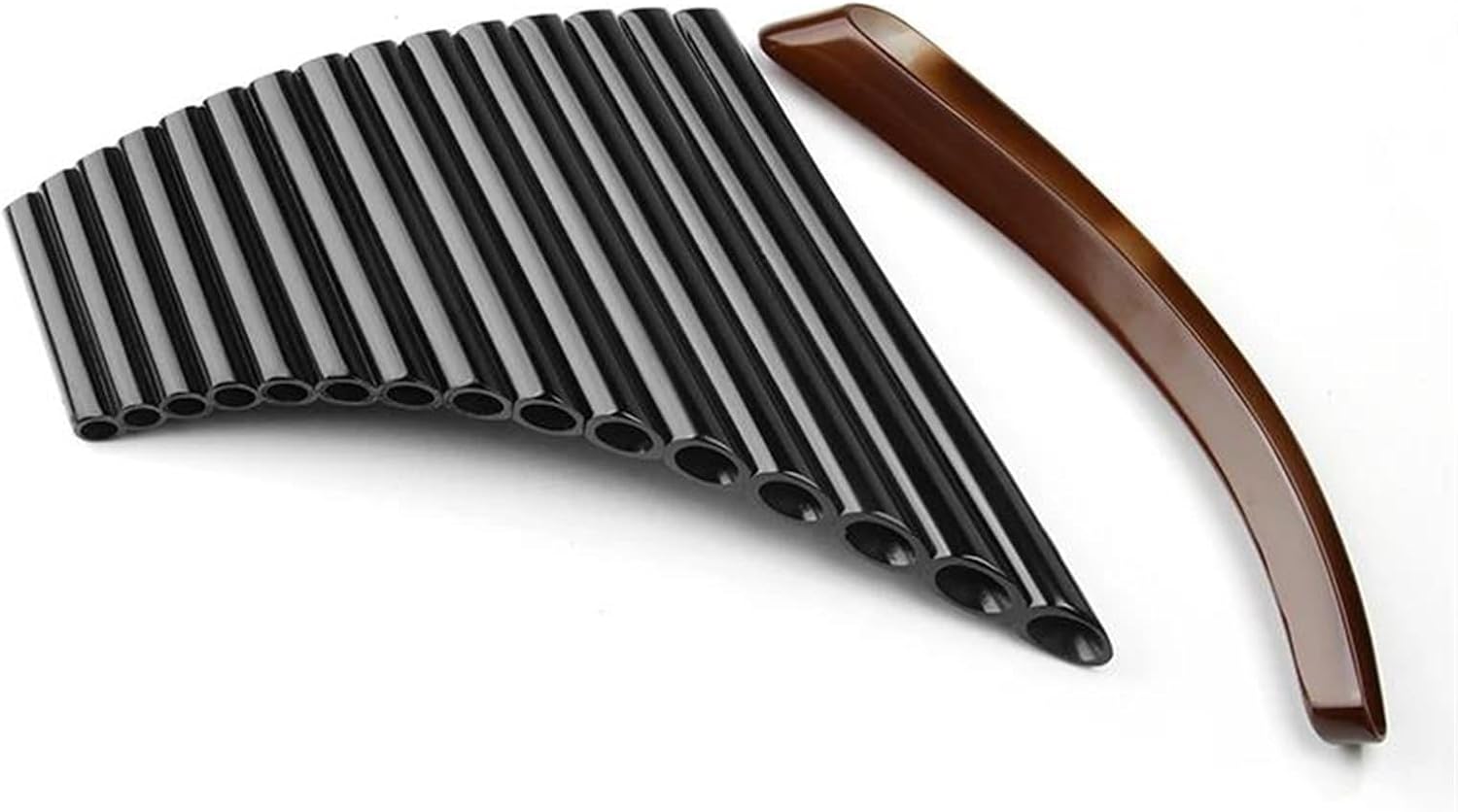 pan flute for beginners G Key Handmade Panpipes Chinese Traditional Woodwind Musical Instrument Pan Pipes Flute (Color : BLACK LEFT HAND)