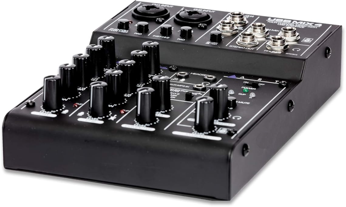 ART USBMix4 Four Channel Mixer/USB Audio Interface