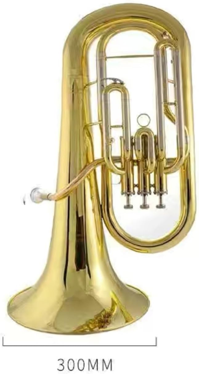 Euphonium In B Flat Key Is A Three Instrument Suitable For Professional Performance Euphonium All-brass Instrument(1)