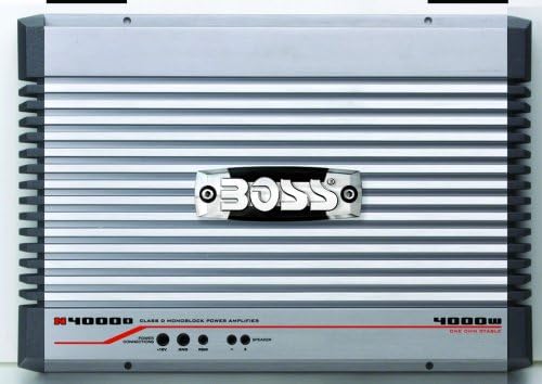 BOSS Audio Systems ONYX N4000D 4000 Watts Class D Monoblock Power Amplifier with Remote Subwoofer Level Control