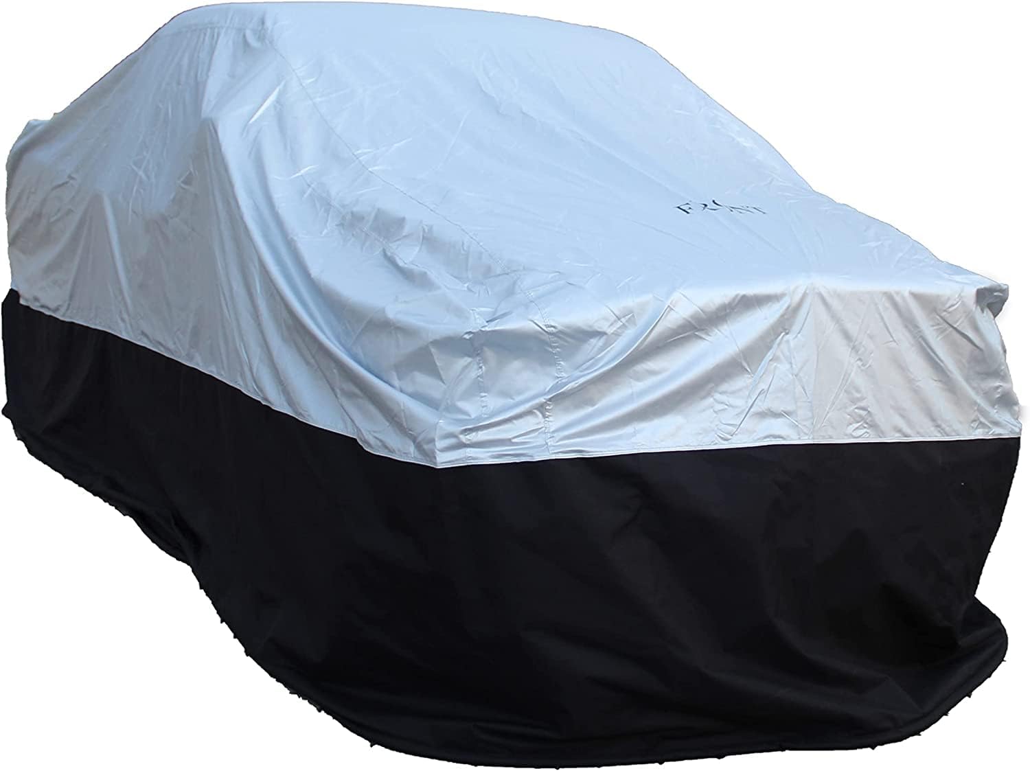 Heavy Duty Truck Cover — Wind & Weather Resistant Patented Weighted Ground Conforming Apron Seal, 360° Ground Seal for Car Rodent Protection, Short Bed Protector 230” L x 80” W x 80” H Max