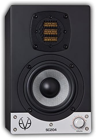 EVE Audio SC204 Active 2-Way Nearfield Studio Monitor with Compact Design, 4-Inch SilverCone Woofer, and Accurate Signal Reproduction