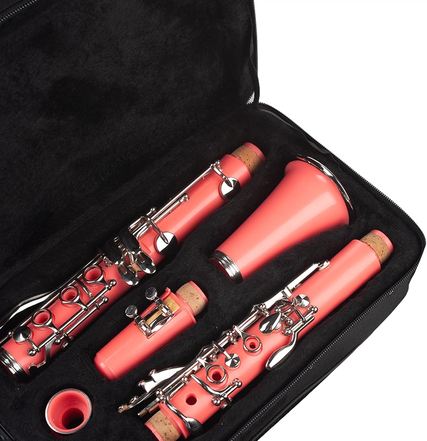 Bb Clarinet Woodwind Band Orchestra Musical Instruments for Beginners W/Case Stand Mouthpiece 10 Reeds Mini Screwdrive Professional Clarinet
