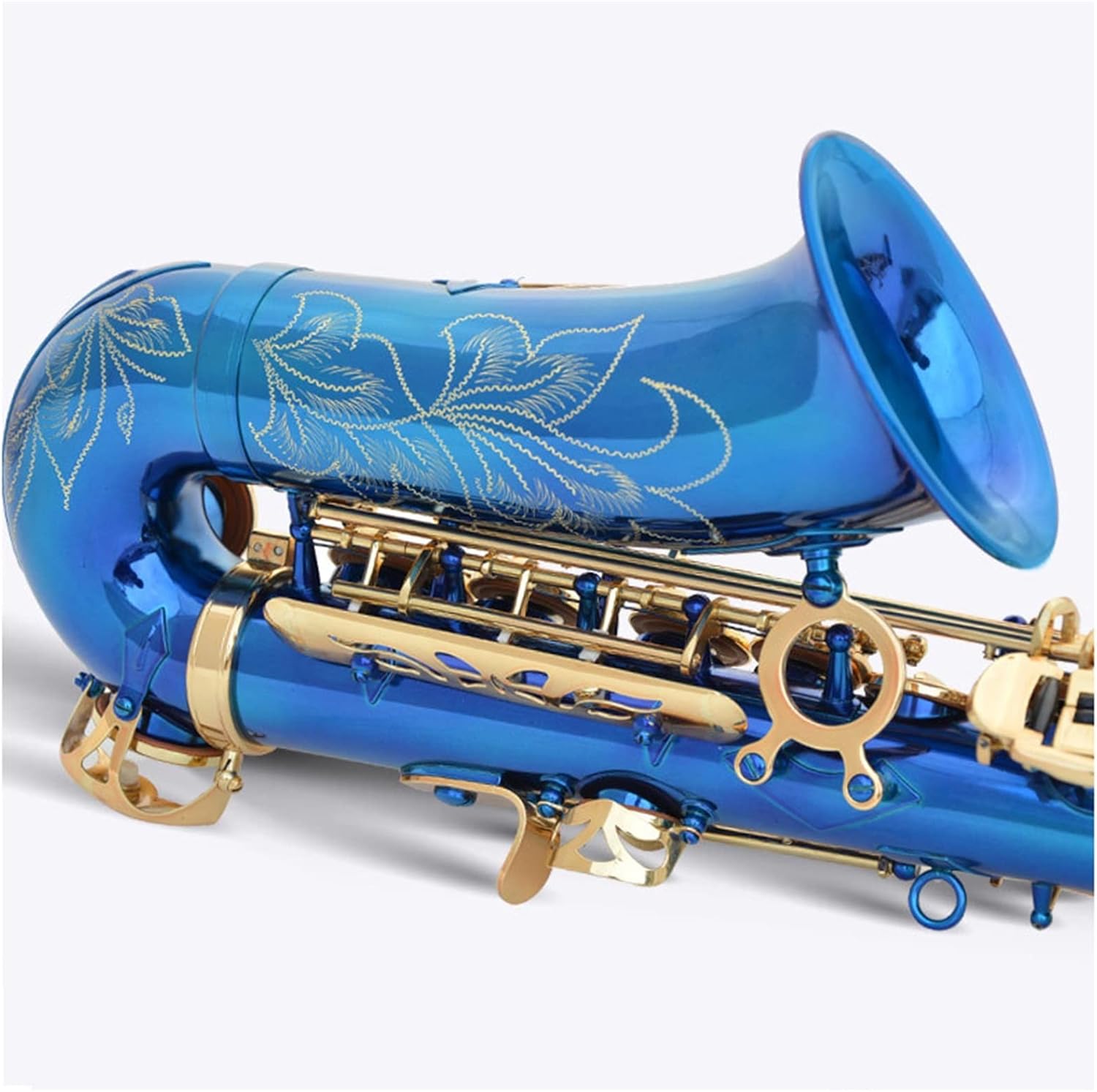 Alto Saxophone in E Flat Golden Key Beginner Saxophone Wind Instrument