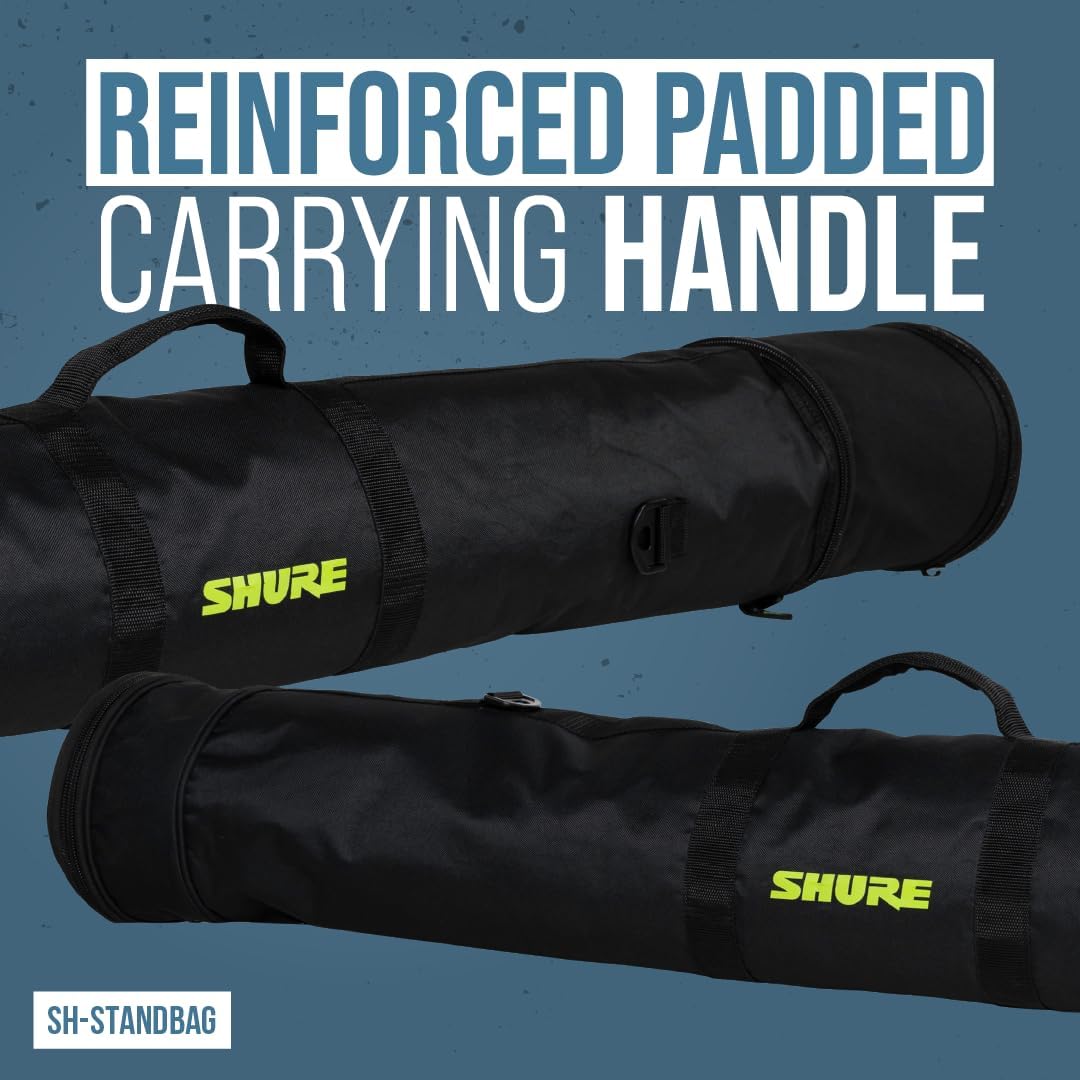 Shure by Gator Padded Microphone Bag that Holds Up to 12 Mics; (SH-MICBAG12)