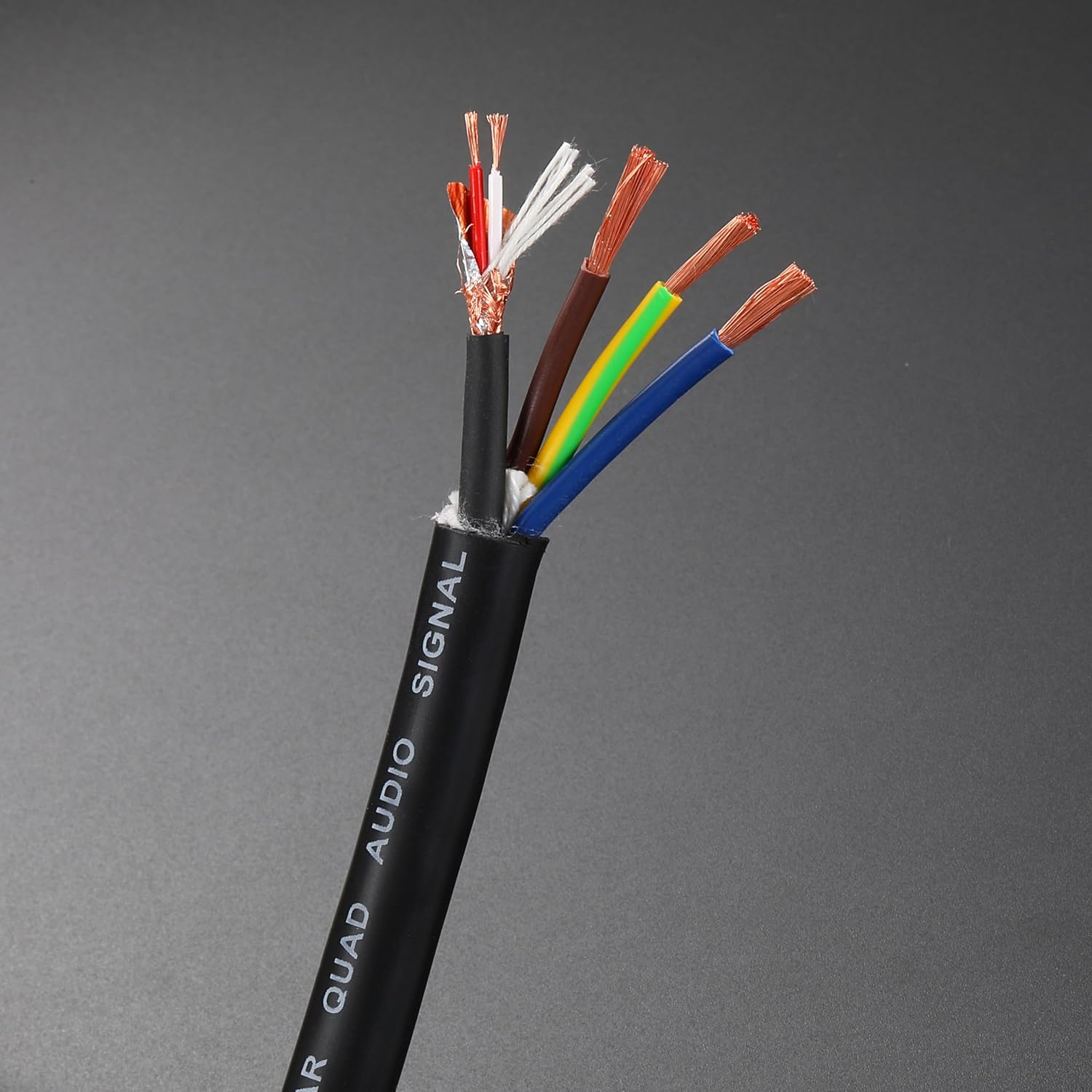 5/10-meters 3 x 2.5 mm² XLR Active Speaker Audio Signal Power Supply Hybrid Cable, DMX512 Signal Line, Stage Computer Lighting Power Connection Cable (Black Cable, Length: 10-Meter)