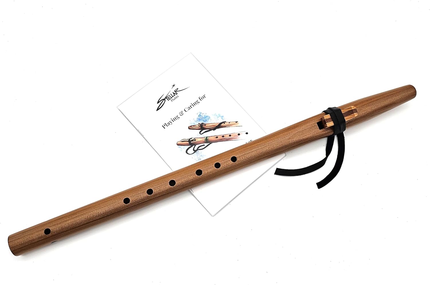 Intermediate Native American Style F Sharp Flute Package with Book (Bag Not Included) by Stellar Flutes