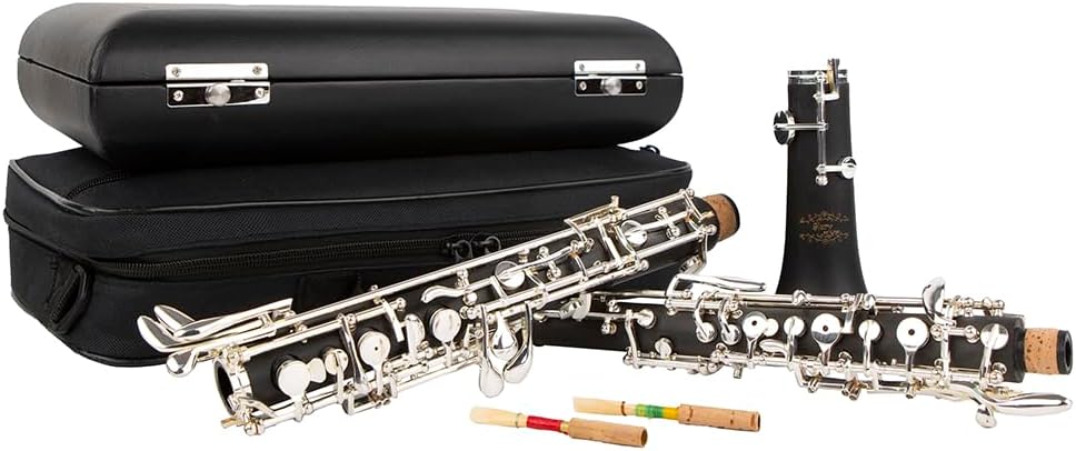 Glory Oboe C Key Cupronickel Plated Silver Woodwind Musical Instrument for Beginner
