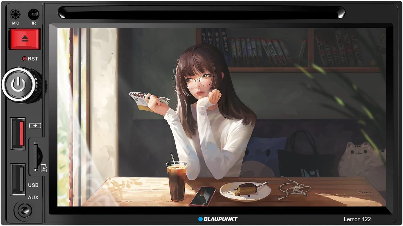 Blaupunkt Lemon 122 Multimedia Car Stereo 6.5″ Touchscreen DVD/CD AM/FM, Bluetooth, USB, Support Mirror Link