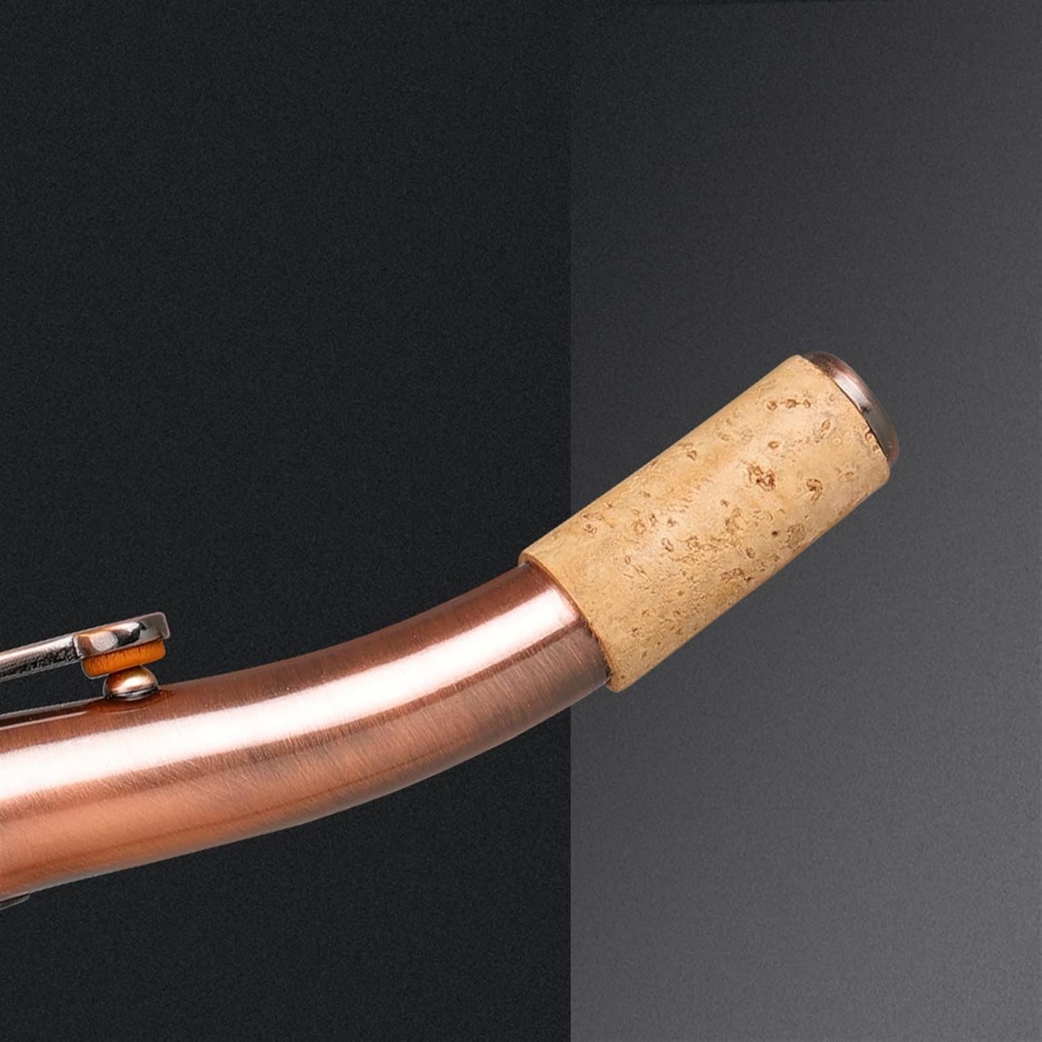 TSTS Tenor B-Drop Sax Bend Neck Sax Neck Tube Brass Material Wind Instrument Accessories Saxophone Replacement Parts