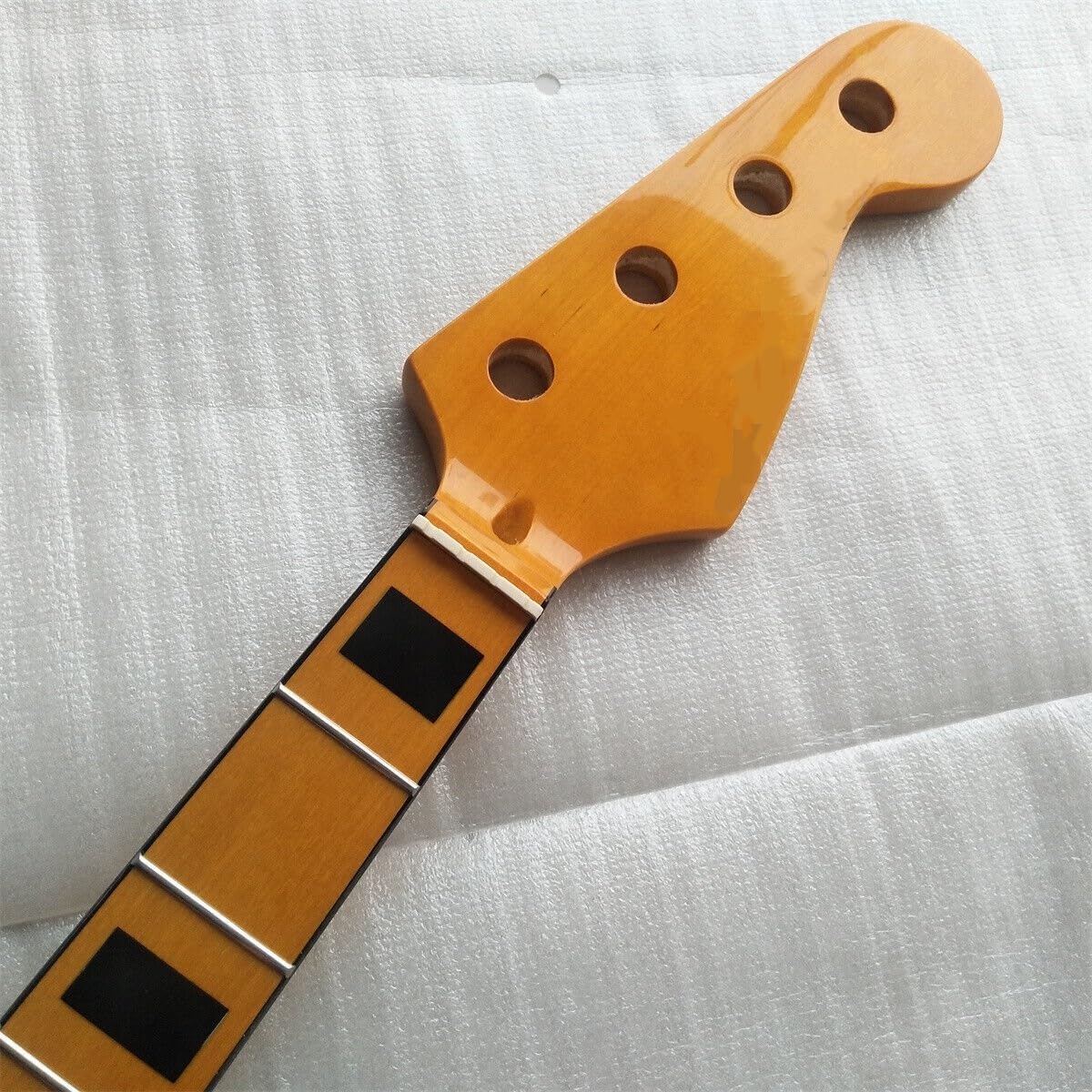 34 Inch JAZZ Bass Guitar Neck Maple 4 String 20 Fret Maple Fingerboard Yellow