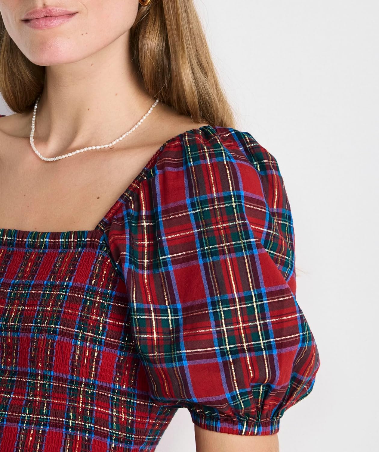 vineyard vines Womens Ellen Puff Sleeve Midi Dress