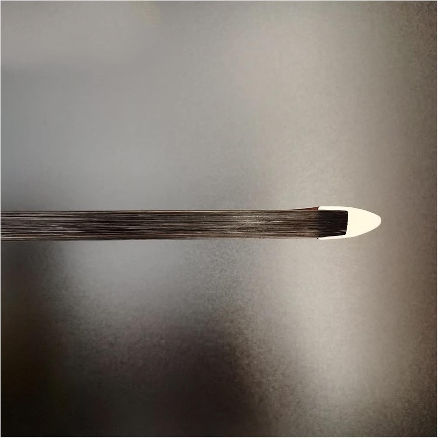 TSTS 4/4 Size Bass Bow Brazil Wood Round Stick Nickel Silver Parts Full Size Violin Bow