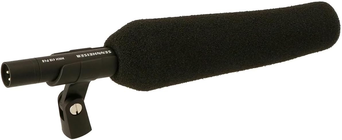 Sennheiser MKH-416 Short Shotgun Interference Tube Microphone, Bundle with Zoom H5 Recorder and LV4-O Lavalier Microphone