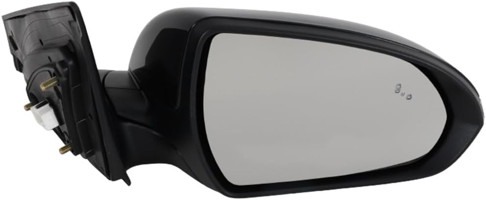 For Hyundai Elantra 2019 2020 Door Mirror Passenger Side | Power | Manual Folding | Heated | Paintable | With Blind Spot Glass | With In-housing Signal Light | With Memory | HY1321267 | 87620F3540