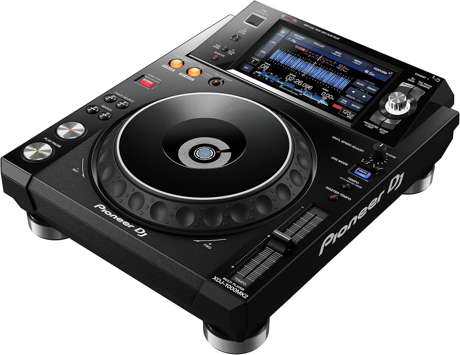 Pioneer DJ XDJ-1000MK2 DJ Deck with Touch Screen