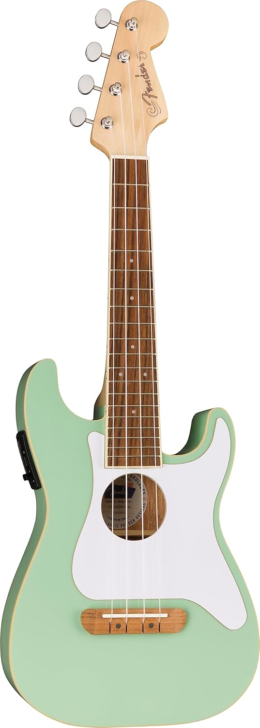 Fender, 4-String Ukulele, Right, Surf Green (0970523557)